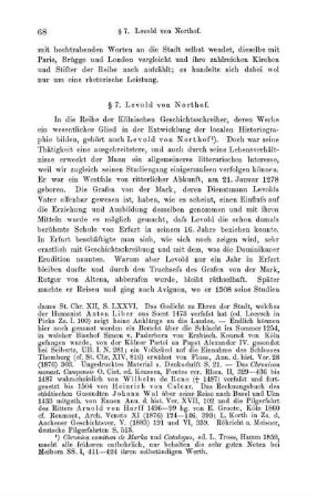 § 7. Levold von Northof.