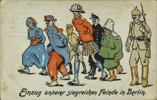 Einzug unserer siegreichen Feinde in Berlin.