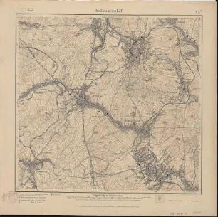 Section Seifhennersdorf aus: Topographische Karte (Meßtischblätter) Sachsen