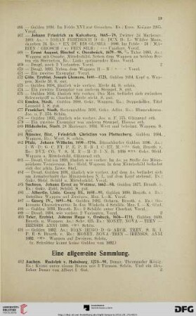 Eine allgemeine Sammlung (Nr. 492-811)
