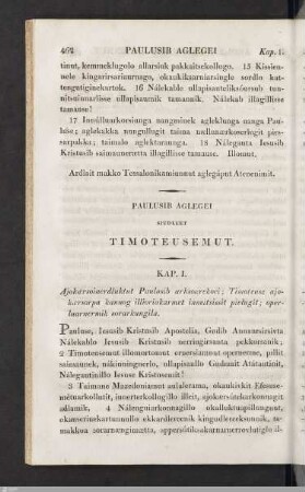 1. Timotheus