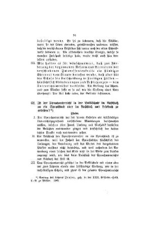 Ist der Sprachunterricht in der Volksschule im Anschluß an ein Sprachbuch oder im Anschluß ans Lesebuch zu erteilen?