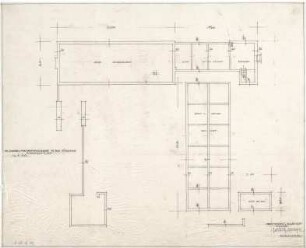 Gsaenger, Gustav; Eichenau (Bayern); Freizeitkirche, Projekt Jugendheim - Grundriss Fundament