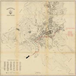 Übersichtsplan der Stadt Siegen