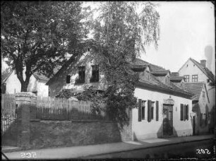 Blick in die Westseite der Burgstraße