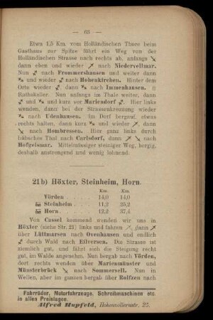 21b) Höxter, Steinheim, Horn