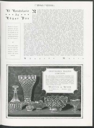 El epistolario de Edgar Poe