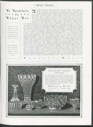 El epistolario de Edgar Poe