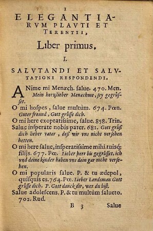 Elegantiarum e Plauto et Terentio libri duo