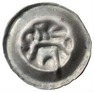 Fundmünze, Hohlpfennig, 1296 - 1412