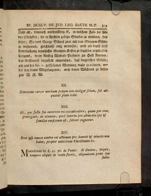 319-327, XII - XVII; Praeses Respondenti Suo ...