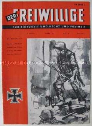 Neonazistische Monatszeitschrift "Der Freiwillige" u.a. über Einsätze der Waffen-SS im 2. Weltkrieg