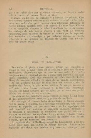 IX. Fuga de Lia-Ma-Hong