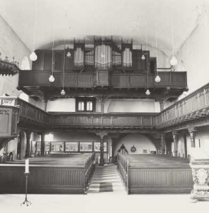 Zweimanualige Orgel der Stadtkirche St. Laurentius