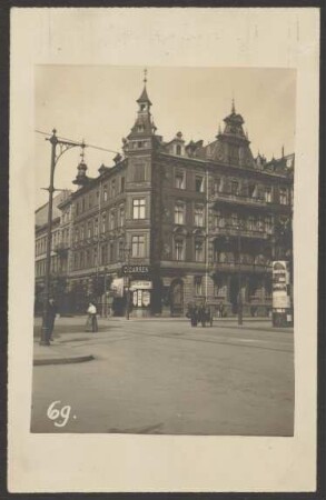 Ansichtskarte "Ecke Schönhauser Straße", Askanischer Platz