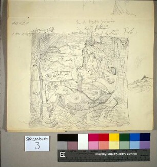 Entwurf zu "Der heilige Christophorus II"