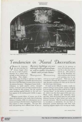 82.1925 = Nr. 343: Tendencies in mural decoration