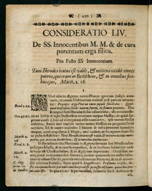 430-438, Consideratio LIV.