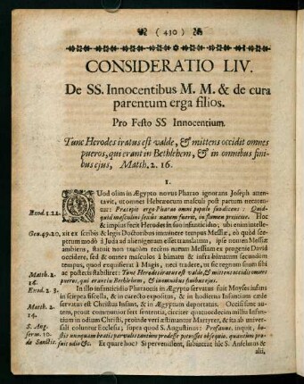 430-438, Consideratio LIV.