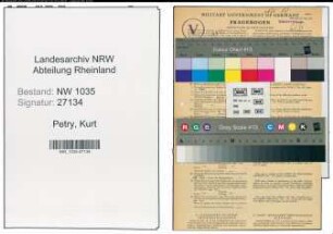 Entnazifizierung Kurt Petry , geb. 28.09.1912 (Kraftfahrer)