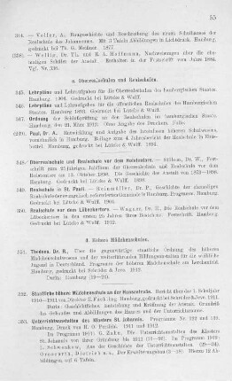 d. Höhere Mädchenschulen.