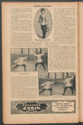 Esgrima femenina