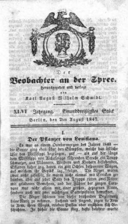 31. Stueck, 2. August 1847