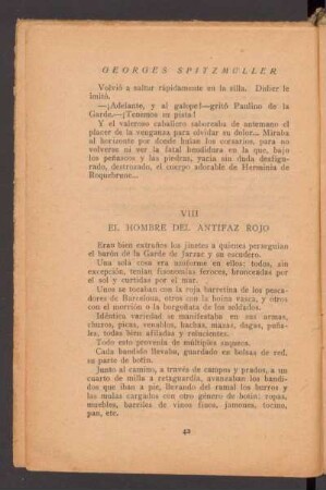 VIII - El hombre del antifaz rojo