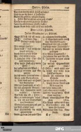 [71. bis 80. Psalm]