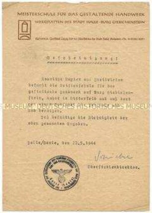Bescheinigung über die Notwendigkeit der Nutzung eines Fahrrades - Personenkonvolut