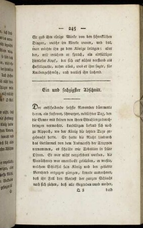 Ein und sechzigster Abschnitt.