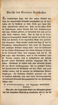 Jahresbericht der Gesellschaft für Pommersche Geschichte und Altertumskunde. 6, 6. 1831