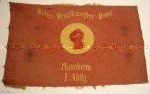 Fahne Roter Frontkämpferbund Mannheim, 1. Abteilung
