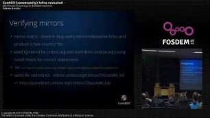 CentOS (community) Infra revealed: Aka the Joy of running on donated machines