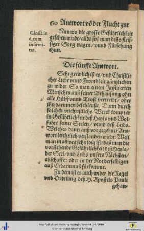 Die fünfft Antwort.