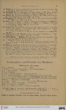 Autographen und Porträts von Musikern (Nr. 670 - 985)