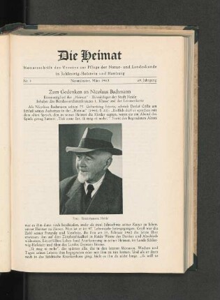Zum Gedenken an Nicolaus Bachmann