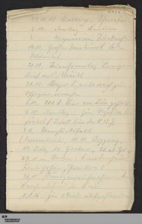 Tageschronik, 27.10.-04.12.1915