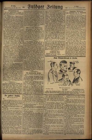 Dritte Ausgabe vom Donnerstag, den 30. Mai 1929.
