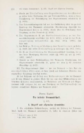 Viertes Kapitel. Die befreite Vormundschaft