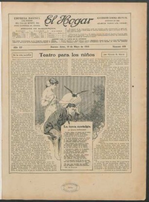 Teatro para los niños : De la vida nacional