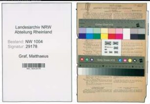 Entnazifizierung Matthaeus Graf , geb. 06.06.1892 (Buchhaendler)