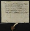 Der Abt des Zisterzienserklosters Salem ("Salmanswiler") [Bodenseekreis] Johann [Stantenat] bekennt, dass dem Mönch des Klosters Salem Georg Brock das Patronatsrecht für den St. Elisabethaltar im Ulmer Münster zusteht. Der Altar ist derzeit dem Priester Pantaleon Ruff verliehen. Dieser möchte nun mehrere zu dem Altar gehörende Höfe, nämlich zwei Höfe in Weidenstetten ("Widenstetten") [Alb-Donau-Kreis] und drei Höfe in Stuppelau ("Stuppenloch") [Stadt Langenau/Alb-Donau-Kreis], zu Erbrecht verleihen. Dazu gibt der Abt namens des Georg Brock seine Zustimmung und bestimmt, dass die bei Besitzerwechseln von den Höfen zu entrichtenden Weglöse und Handlohn an Pantaleon Ruff und seine Nachfolger als Kapläne des Altars gezahlt werden sollen.