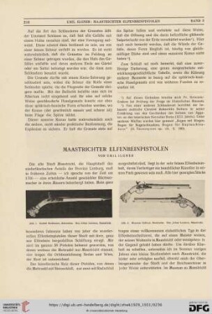 Maastrichter Elfenbeinpistolen