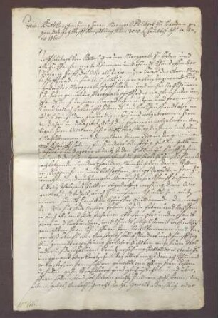 Markgraf Philibert von Baden-Baden leiht von dem Domkapitel zu Straßburg 1.000 fl. zu 5% Zins; Bürgen sind die Städte Baden, Kuppenheim, Stollhofen