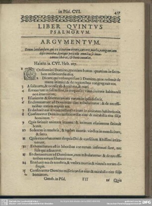 Liber Quintus Psalmorum