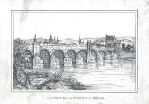[Römerbrücke in Trier] : Le pont de Moselle à Trèves