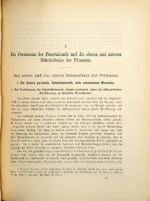 Die überzähligen Hautknochen des menschlichen Schädeldachs