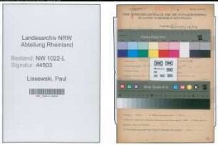 Entnazifizierung Paul Lissewski , geb. 26.09.1901 (Arbeiter)