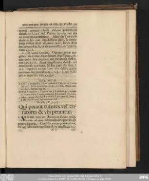 Tit. VI. (V. 31. 32.) Qui petant tutores vel curatores & ubi petantur.